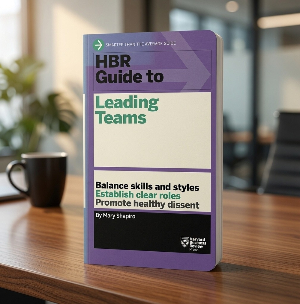 HBR Guide to Leading Teams Mary Shapiro Paperback Management Book VG